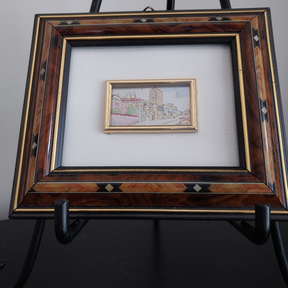 Silver Sterling Two Framed Art Pieces - Picture 6 of 13